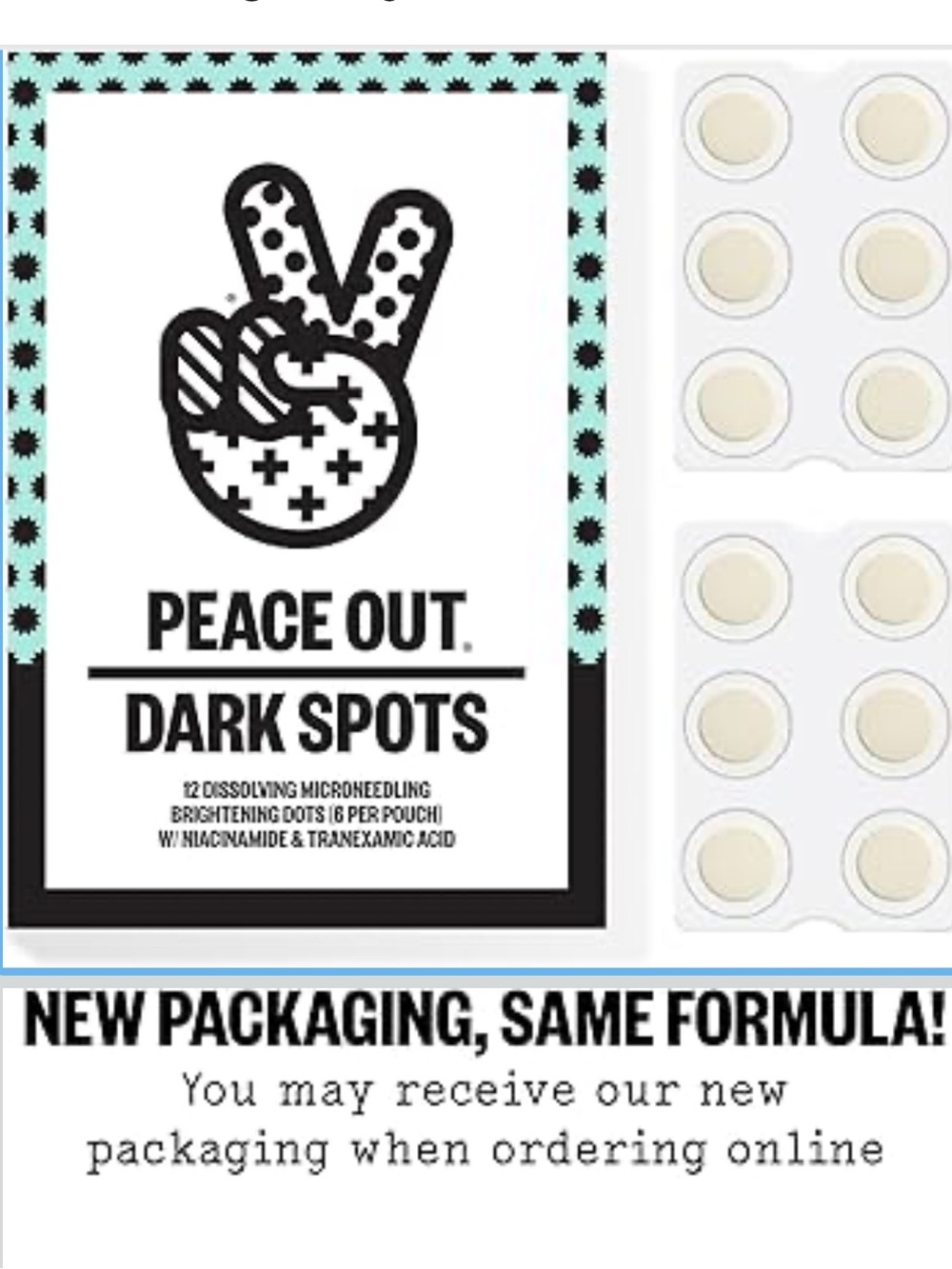 Peace Out Dark Spots Brightening Dots — White